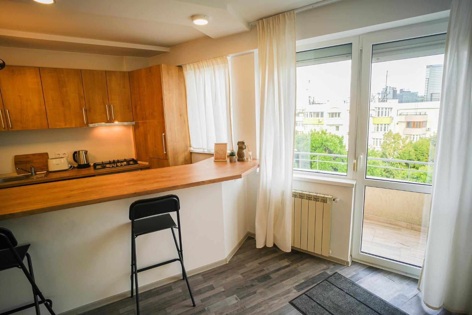 Penthouse With Huge Rooftop Terrace & City View ブカレスト エクステリア 写真